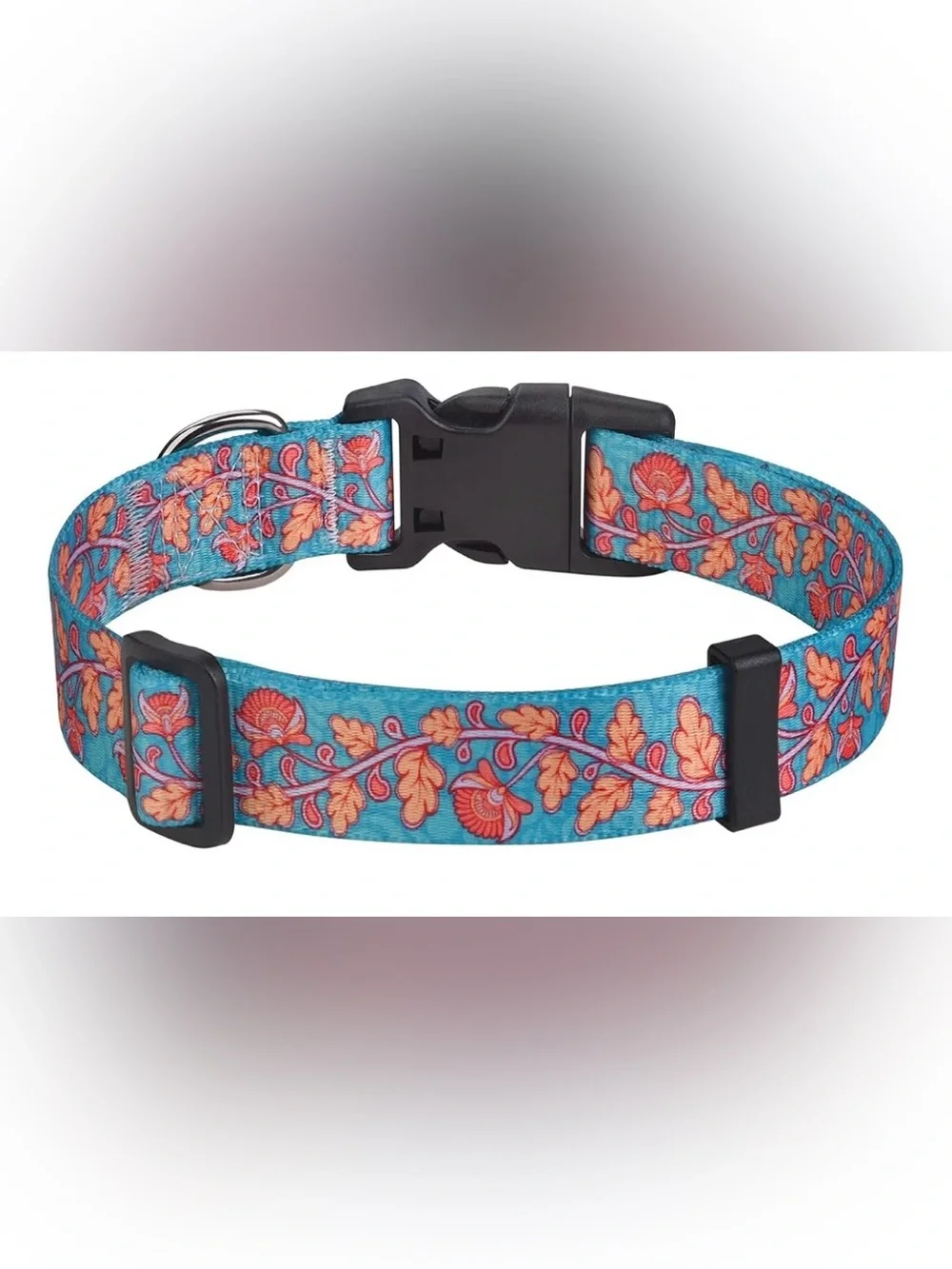 Dog Collar for Small Dogs, Soft Comfy Floral Pattern Size Smaller
